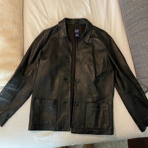 Gap genuine leather jacket
